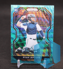 2021 Panini Prizm Teal Wave Ryan Jeffers #30 Rookie Minnesota Twins